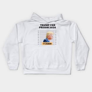 donald trump Mugshot 2024 never surrender Kids Hoodie